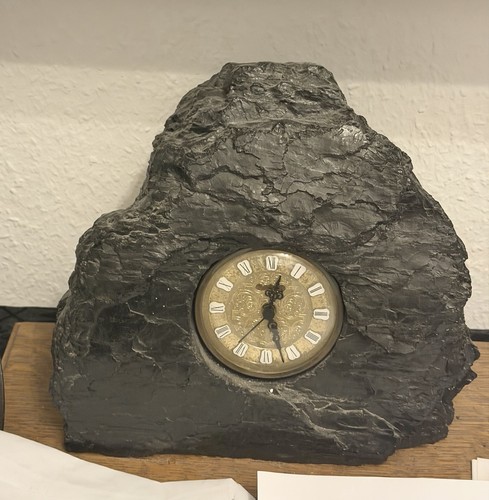 Bergbau kohlebrocken mit - kohlebrocken, uhr