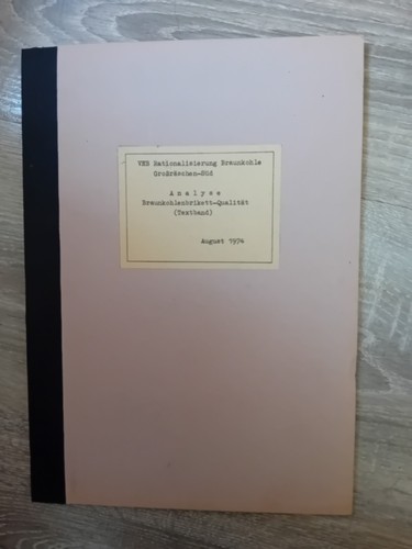 Ddr bergbau braunkohle - bergbau-, braunkohle-
