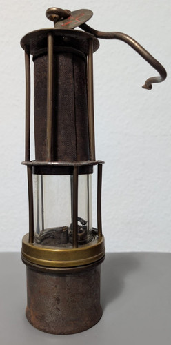 Alte grubenlampe - alte,