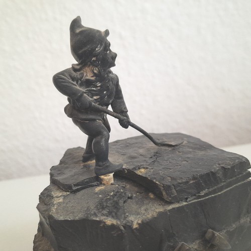 Antik bergbau skulptur 1930 - skulptur, um