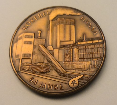 Bronzierte gedenkmedaille - ⚒bronzierte,