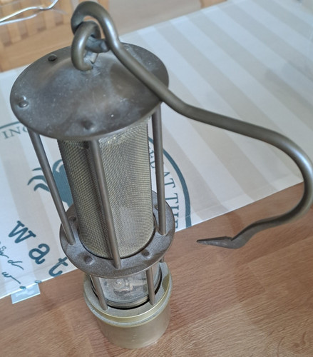 Alte grubenlampe wetterlampe - alte,