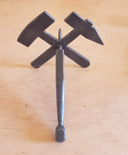 Bergbau hammer und - und, schlägel