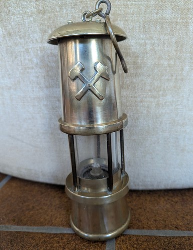 Grubenlampe messing ruhrgebiet - messing,