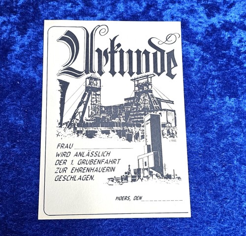 Bergbau blanko urkunde - ,
