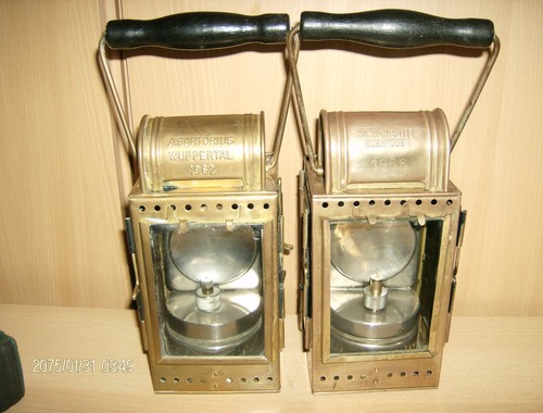 Karbidlampe bahnlampe laterne - karbidlampe,