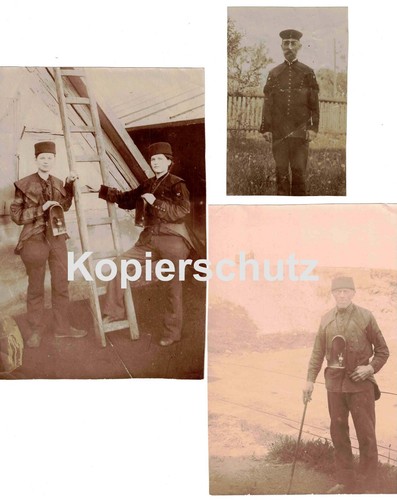 Uralt foto bergleute - 3x,