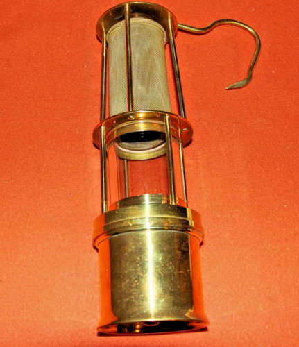 Bergbau-Benzinwetterl-Messing-