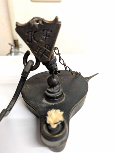 Alte bergmannslampe - alte,