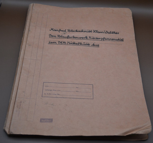 Orig manuskript blechschmidt - manuskript,