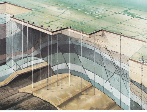 Ansichtskarte bergbau öl - ansichtskarte, im